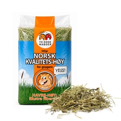 To Gode Naboer Hø - Havre hø - Ekstra Fiberigt 500g